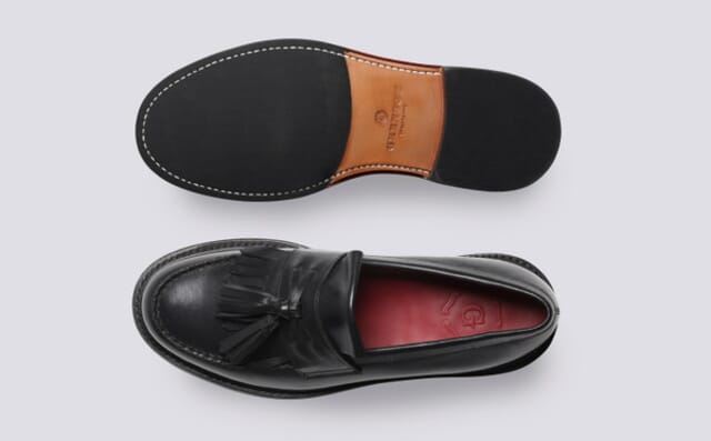 Grenson Morven | Mens Loafers In Black Leather