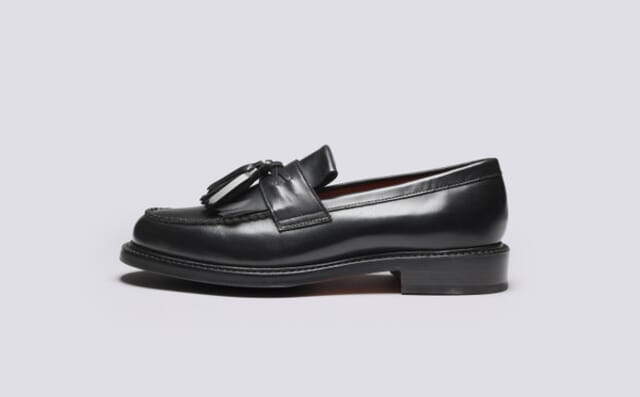 Grenson Morven | Mens Loafers In Black Leather