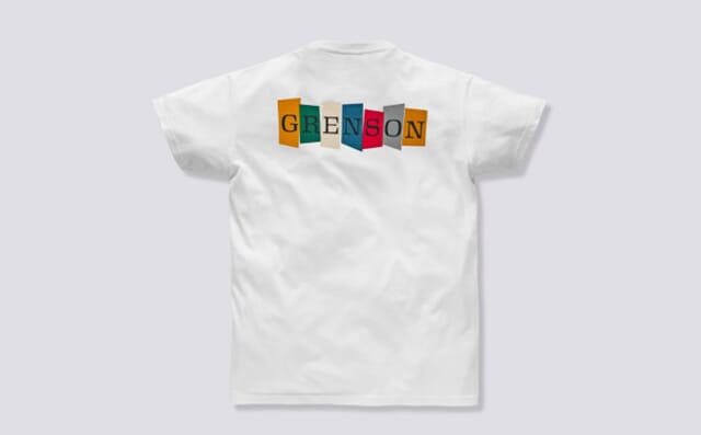 Grenson Grenson Multi Block T-Shirt | 100% Cotton White Crew Neck Tee With Logo Prints To Chest And Back Shoes