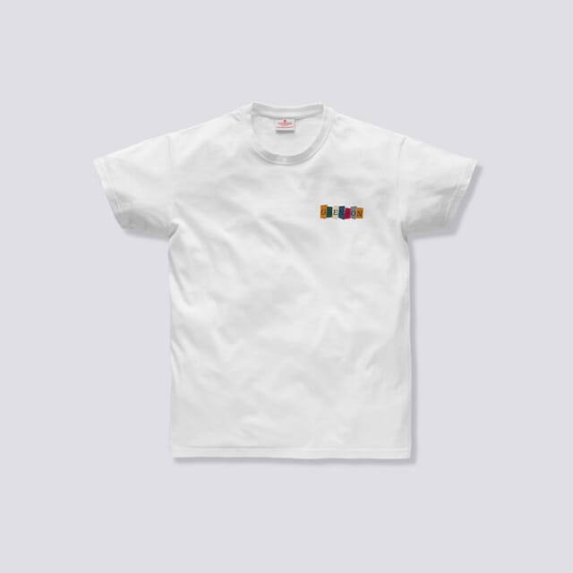 Grenson Grenson Multi Block T-Shirt | 100% Cotton White Crew Neck Tee With Logo Prints To Chest And Back Shoes