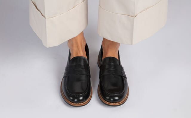 Grenson Natalie | Womens Loafers In Black Leather