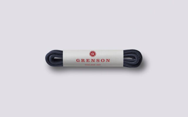 grenson Navy Blue Shoe Laces