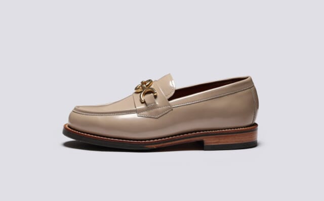 Grenson Nina | Womens Loafers In Pink Gloss Leather