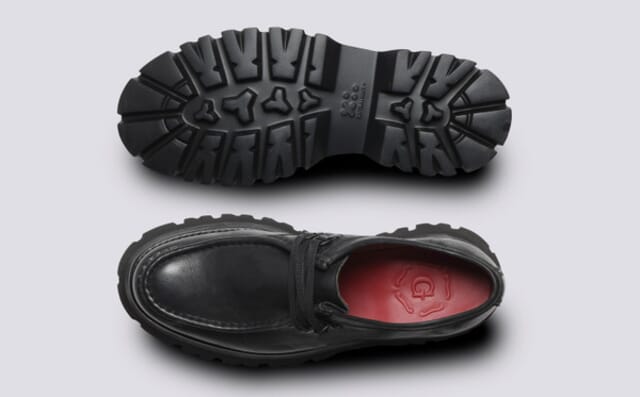 Grenson Polly | Womens Derby Shoes In Black Nubuck