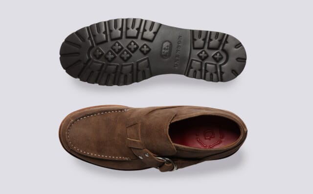 Grenson Ramsey | Mens Boots In Brown Nubuck Grain