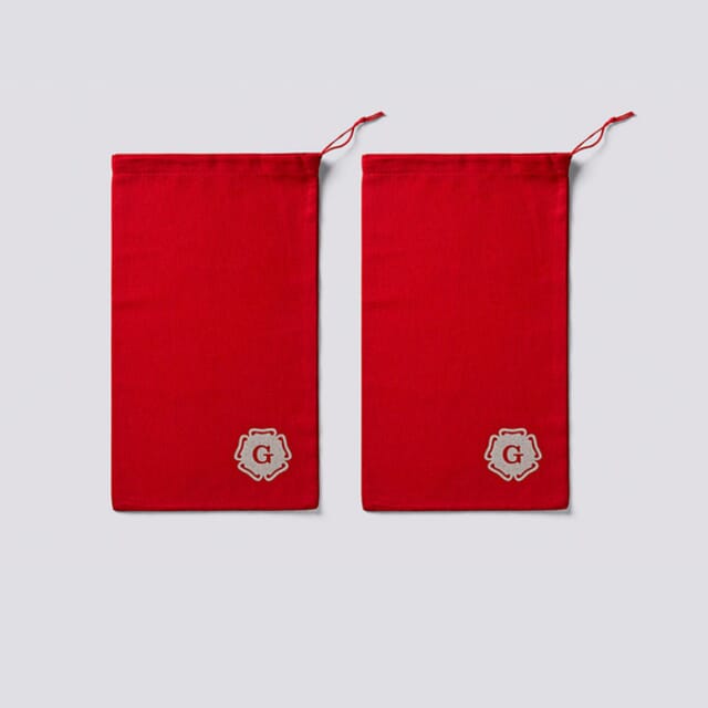 Grenson Red Cloth Shoe Bags