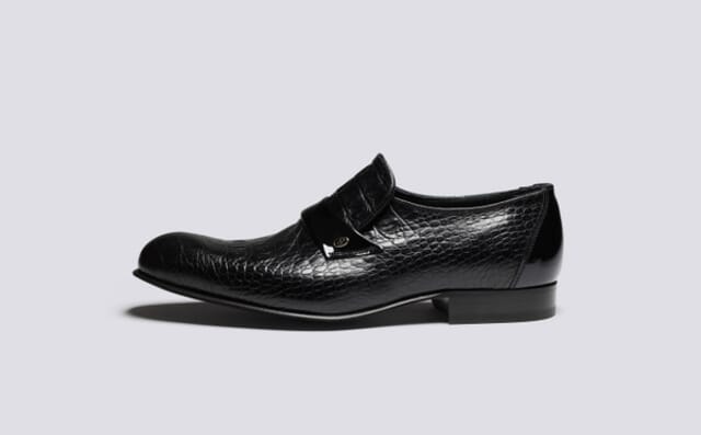 Grenson Shoe 13 | Mens Slip On Loafers In Black