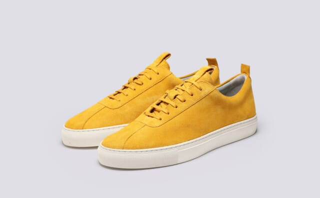 grenson Sneaker 1 | Mens Sneakers in Mustard Suede