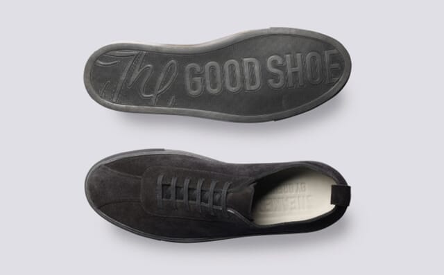 Grenson Sneaker 1 U | Mens Sneakers In Black Suede