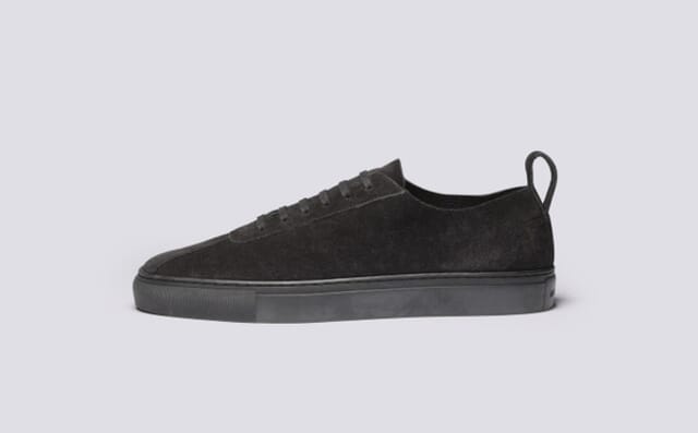 Grenson Sneaker 1 U | Mens Sneakers In Black Suede
