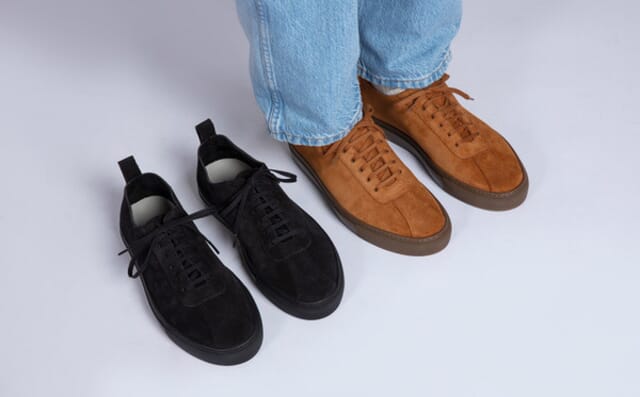 Grenson Sneaker 1 U | Mens Sneakers In Black Suede