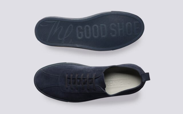 Grenson Sneaker 1 U | Mens Sneakers In Navy Suede