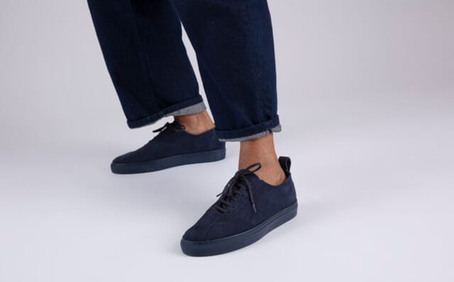 Grenson Sneaker 1 U | Mens Sneakers In Navy Suede