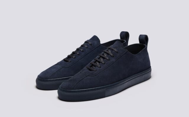 grenson Sneaker 1 U | Mens Sneakers in Navy Suede