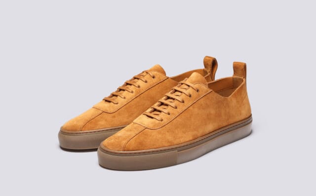 grenson Sneaker 1 U | Mens Sneakers in Tan Suede