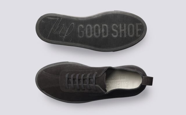 Grenson Sneaker 1 U | Womens Sneakers In Black Suede