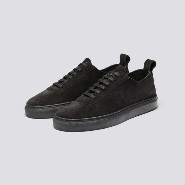 Grenson Sneaker 1 U | Womens Sneakers In Black Suede