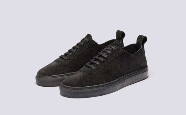 grenson Sneaker 1 U | Womens Sneakers in Black Suede