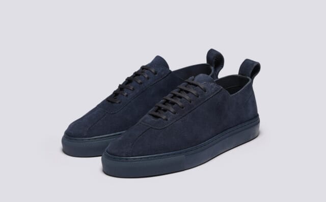 grenson Sneaker 1 U | Womens Sneakers in Navy Suede