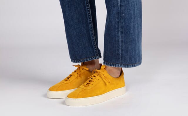 Grenson Sneaker 1 | Womens Sneakers In Mustard Suede