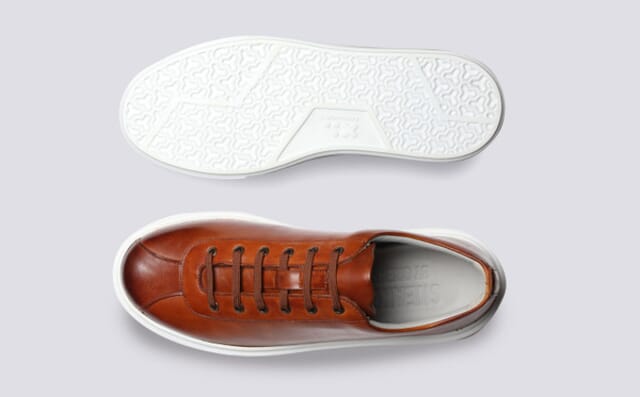 Grenson Sneaker 30 | Mens Sneakers In Tan Leather