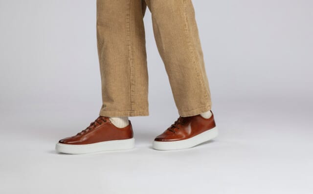 Grenson Sneaker 30 | Mens Sneakers In Tan Leather