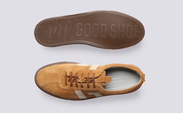 Grenson Sneaker 67 | Mens Sneakers In Tan Suede