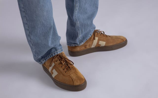 Grenson Sneaker 67 | Mens Sneakers In Tan Suede