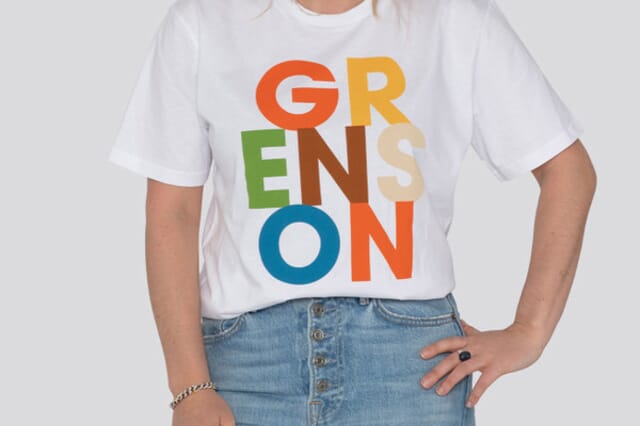 Grenson Grenson Text T-Shirt | 100% Cotton Crew Neck Tee