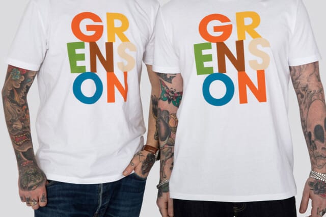 Grenson Grenson Text T-Shirt | 100% Cotton Crew Neck Tee