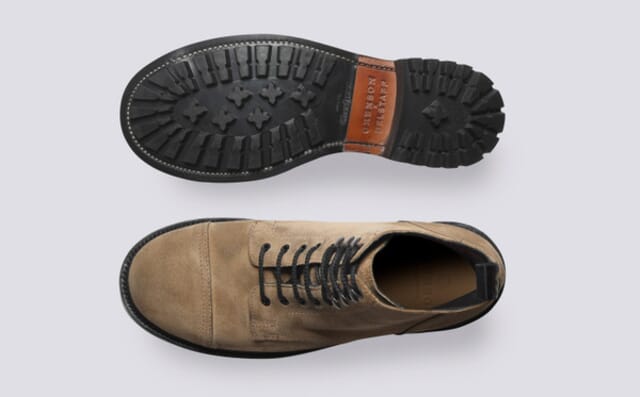 Grenson Grenson X Belstaff 2 | Mens Boots In Beige Suede