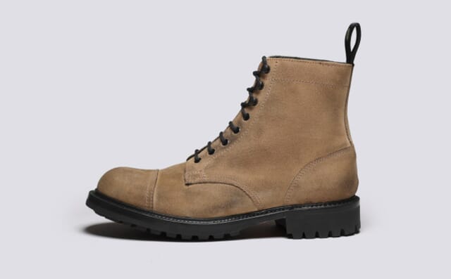 Grenson Grenson X Belstaff 2 | Mens Boots In Beige Suede