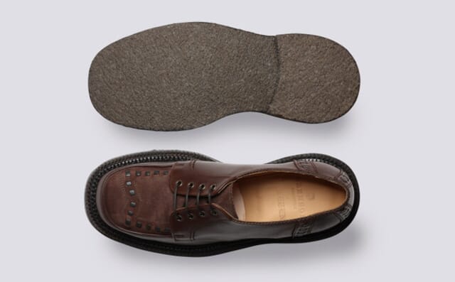 Grenson Grenson X Yuketen | Mens Creeper In Brown With Triple Welt