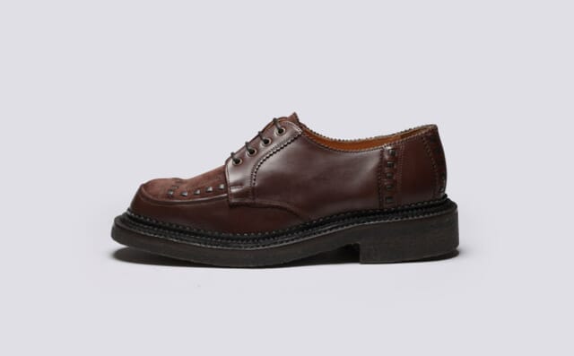 Grenson Grenson X Yuketen | Mens Creeper In Brown With Triple Welt