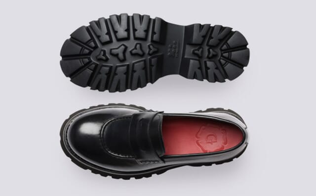 Grenson Hattie | Loafers For Women In Black Colorado Leather