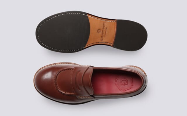 Grenson Hattie | Womens Loafers In Tan Colorado Leather