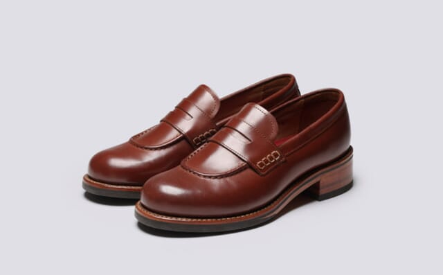 grenson Hattie | Womens Loafers in Tan Colorado Leather