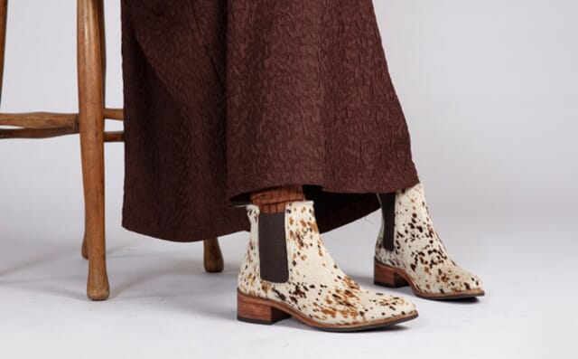 Grenson Ingrid | Womens Chelsea Boots In Western Print Hair On Hide
