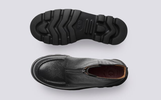 Grenson Jed | Mens Boots In Black Country Grain Leather