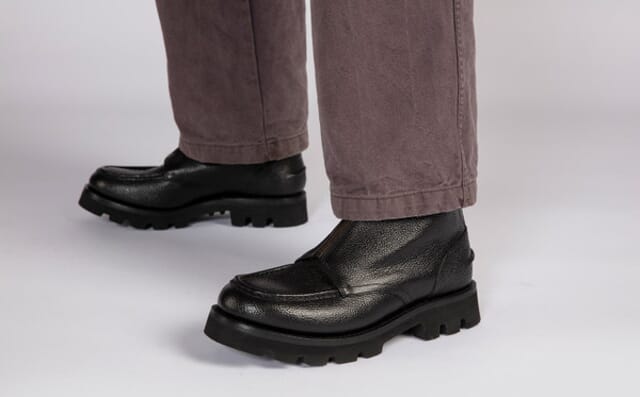 Grenson Jed | Mens Boots In Black Country Grain Leather
