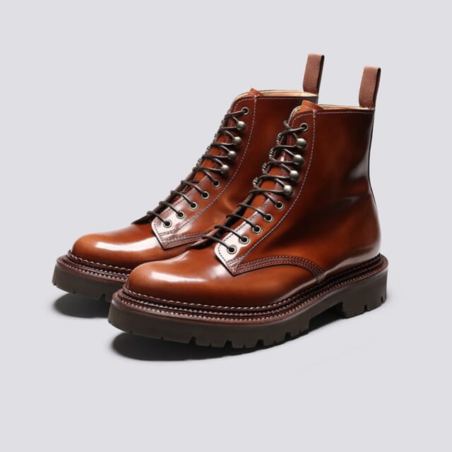 Grenson Jude | Mens Boots In Mid Brown With Triple Welt