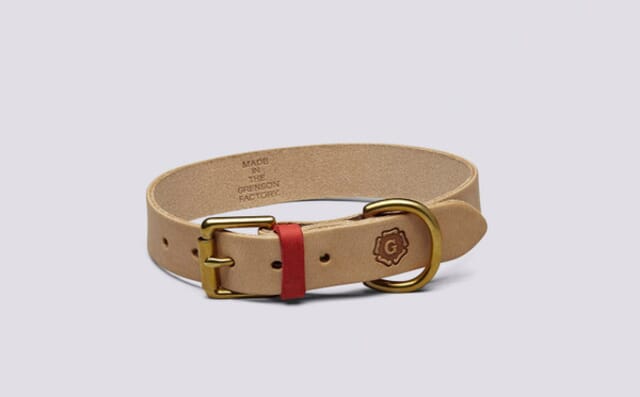 grenson Leather Dog Collar | Handmade Medium Dog Leather Collar