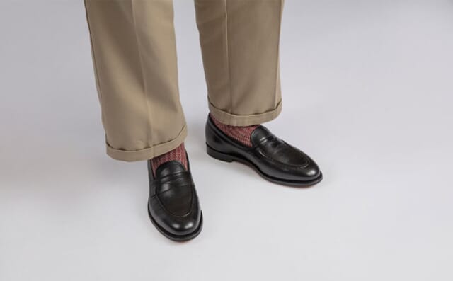 Grenson Lloyd | Black Loafers For Men With Leather Sole Shoes
