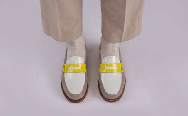 Grenson Lynn | Womens Loafers In Pink Multi Gloss Leather