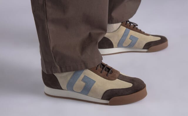 Grenson Mens Sneaker 51 | Mens Trainers In Beige And Brown Suede
