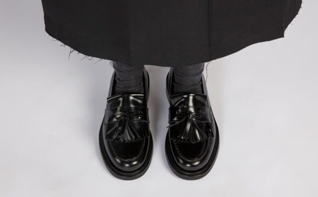 Grenson Mirabelle | Womens Loafers In Black Gloss Leather