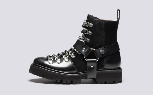 Grenson Nanette | Holly Willoughby Hiker Boots In Black