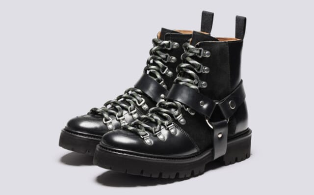 grenson Nanette | Holly Willoughby Hiker Boots in Black