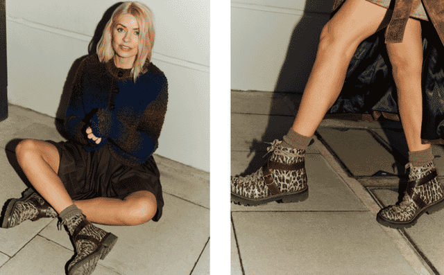 Grenson Nanette | Holly Willoughby Hiker Boots In Snake Print