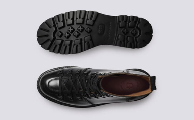 Grenson Nanette | Womens Hiker Boots In Black Colorado